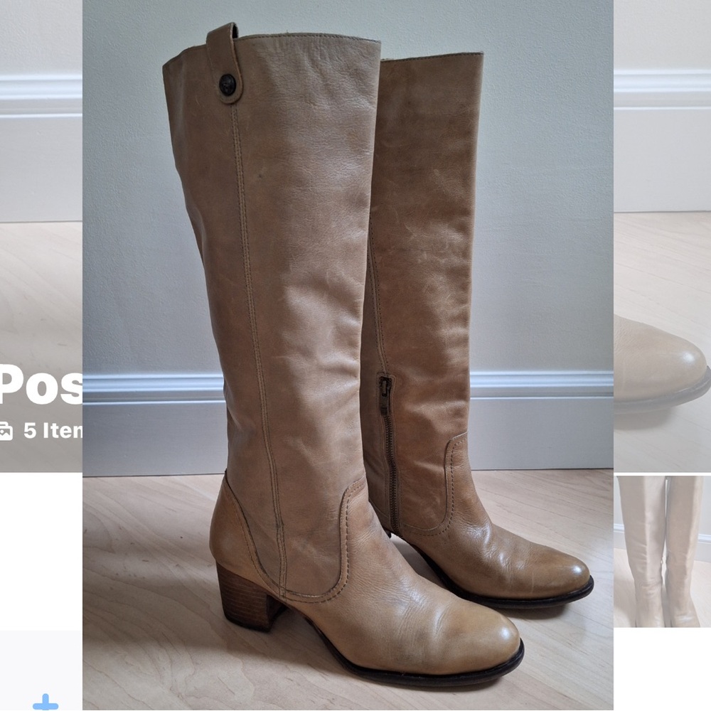 Beige Vince Camuto Boots